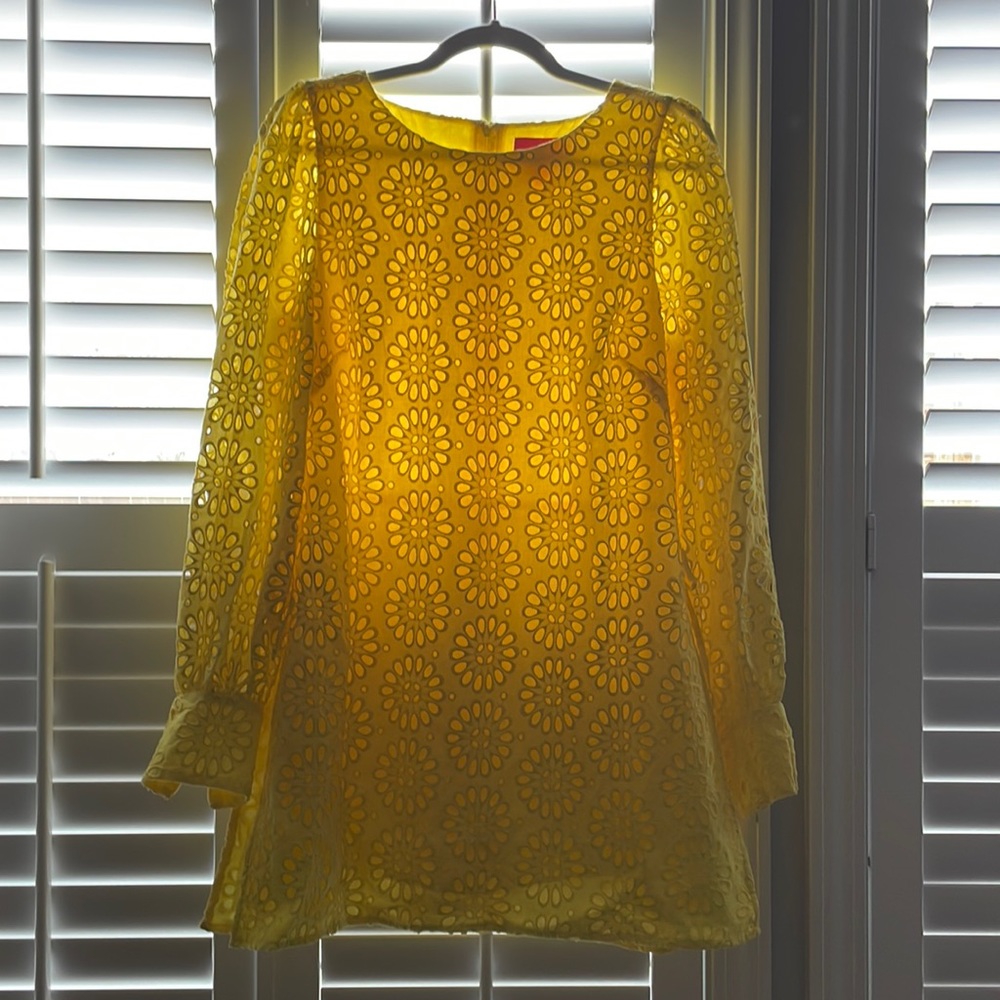 Lilly Pulitzer yellow romper. Size 8